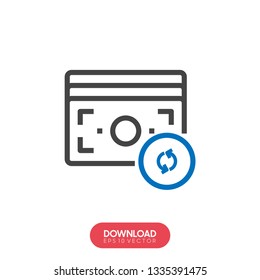 Vector money transfer Icon - Vector