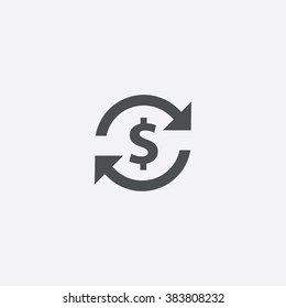 Vector Money Transfer Icon