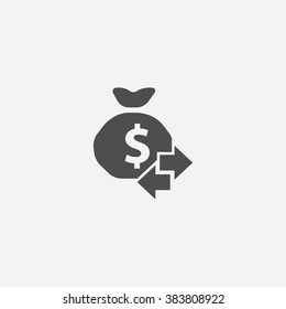 Vector Money Transfer Icon