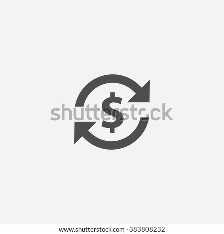 Vector money transfer Icon