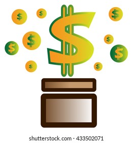 Vector money tree - symbol of successful business