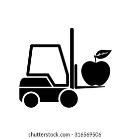 Vector money tree with watering can. Eps 8