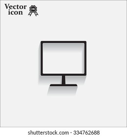 Vector monitor icon