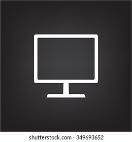Vector monitor icon