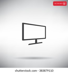 Vector monitor icon