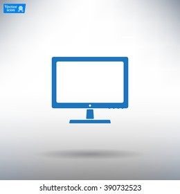 Vector monitor icon