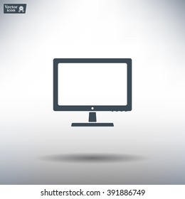 Vector monitor icon