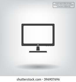 Vector monitor icon