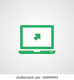 Vector monitor icon