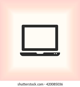 Vector monitor icon