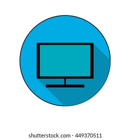 Vector Monitor Icon