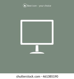 Vector monitor icon