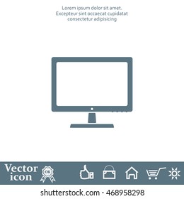 Vector monitor icon