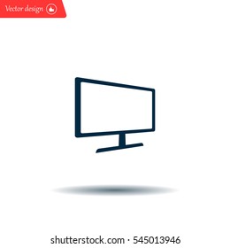 Vector monitor icon