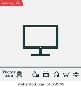 Vector monitor icon