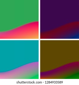 Vector mono line graphic design templates - labels and badges on decorative backgrounds with simple patterns