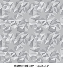 Vector monochrome abstract texture - the stars and triangles