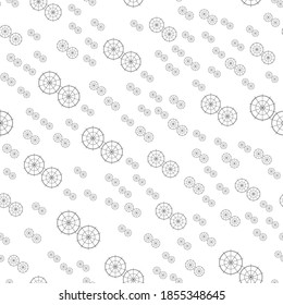 Vector monochrome background from geometric elements. abstract pattern