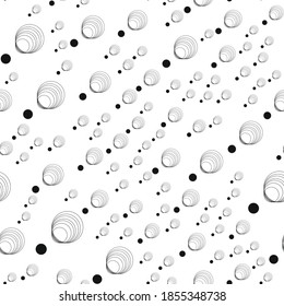 Vector monochrome background from geometric elements. abstract pattern