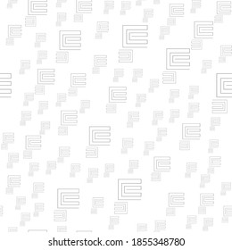 Vector monochrome background from geometric elements. abstract pattern