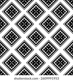 Vector monochrome black and white pattern design