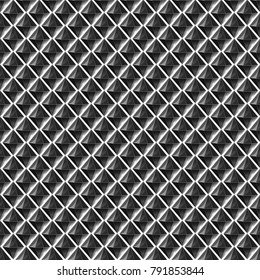 

vector monochrome brilliant texture for cards and wallpapers; 
repeat black and white colors polish romb crystals and glass buttons; bright gemstone decorative design pattern elements