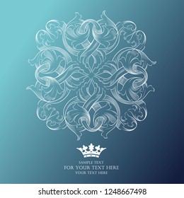 vector  monochrome design abstract sacred illustration in awesome color