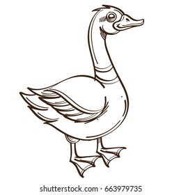 1,782 Goose coloring book Images, Stock Photos & Vectors | Shutterstock