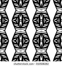 Vector monochrome ethnic original seamless pattern. Tribal line rhombus background can be used for wallpaper, pattern fills, web page background, surface textures, textile, print, wrapping.