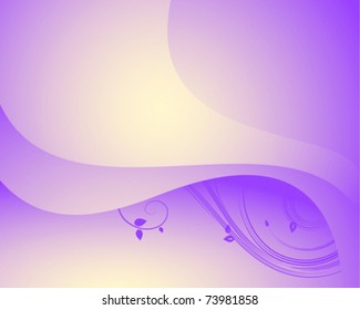 vector monochrome floral background