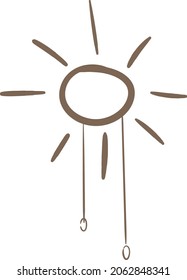 ilustración de diseño de logotipo monocromo vectorial