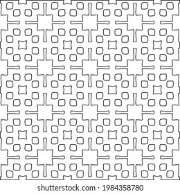 
Vector monochrome pattern, Abstract texture for fabric print, card, table cloth, furniture, banner, cover, invitation, decoration, wrapping.