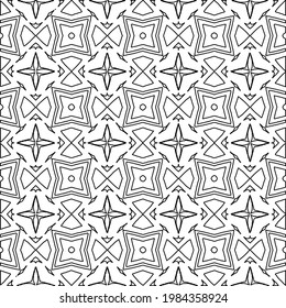 
Vector monochrome pattern, Abstract texture for fabric print, card, table cloth, furniture, banner, cover, invitation, decoration, wrapping.