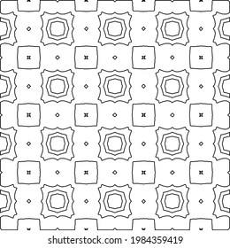 
Vector monochrome pattern, Abstract texture for fabric print, card, table cloth, furniture, banner, cover, invitation, decoration, wrapping.