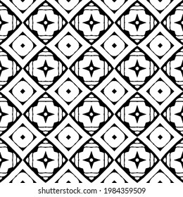 
Vector monochrome pattern, Abstract texture for fabric print, card, table cloth, furniture, banner, cover, invitation, decoration, wrapping.