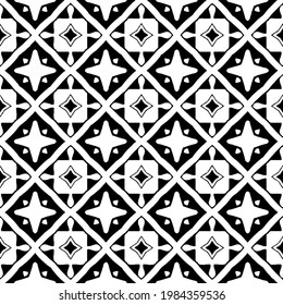 
Vector monochrome pattern, Abstract texture for fabric print, card, table cloth, furniture, banner, cover, invitation, decoration, wrapping.