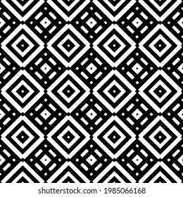 Vector monochrome pattern, Abstract texture for fabric print, card, table cloth, furniture, banner, cover, invitation, decoration, wrapping.