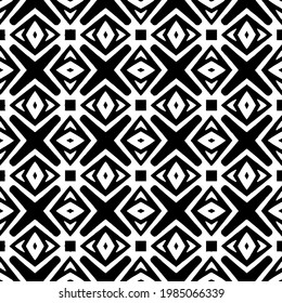 Vector monochrome pattern, Abstract texture for fabric print, card, table cloth, furniture, banner, cover, invitation, decoration, wrapping.