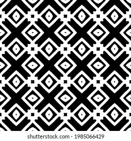 Vector monochrome pattern, Abstract texture for fabric print, card, table cloth, furniture, banner, cover, invitation, decoration, wrapping.