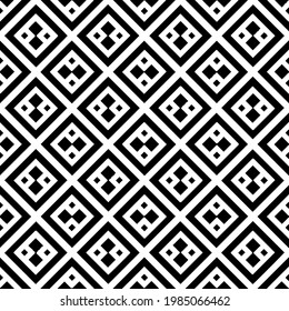 Vector monochrome pattern, Abstract texture for fabric print, card, table cloth, furniture, banner, cover, invitation, decoration, wrapping.