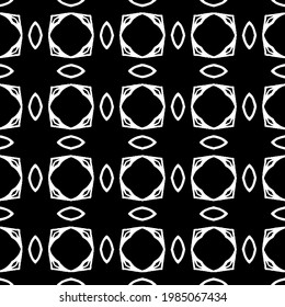 Vector monochrome pattern, Abstract texture for fabric print, card, table cloth, furniture, banner, cover, invitation, decoration, wrapping.