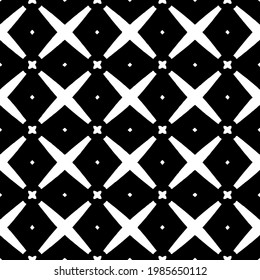 Vector monochrome pattern, Abstract texture for fabric print, card, table cloth, furniture, banner, cover, invitation, decoration, wrapping.