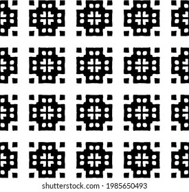 Vector monochrome pattern, Abstract texture for fabric print, card, table cloth, furniture, banner, cover, invitation, decoration, wrapping.