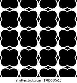 Vector monochrome pattern, Abstract texture for fabric print, card, table cloth, furniture, banner, cover, invitation, decoration, wrapping.