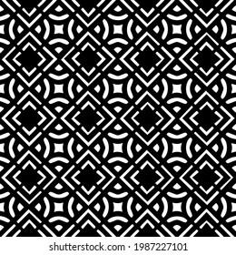 Vector monochrome pattern, Abstract texture for fabric print, card, table cloth, furniture, banner, cover, invitation, decoration, wrapping.