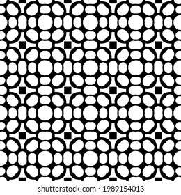 Vector monochrome pattern, Abstract texture for fabric print, card, table cloth, furniture, banner, cover, invitation, decoration, wrapping.