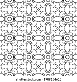 Vector monochrome pattern, Abstract texture for fabric print, card, table cloth, furniture, banner, cover, invitation, decoration, wrapping.