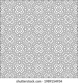 Vector monochrome pattern, Abstract texture for fabric print, card, table cloth, furniture, banner, cover, invitation, decoration, wrapping.