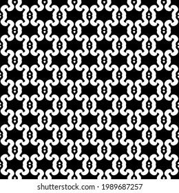 Vector monochrome pattern, Abstract texture for fabric print, card, table cloth, furniture, banner, cover, invitation, decoration, wrapping.