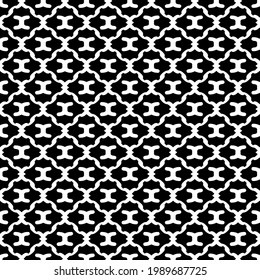 Vector monochrome pattern, Abstract texture for fabric print, card, table cloth, furniture, banner, cover, invitation, decoration, wrapping.